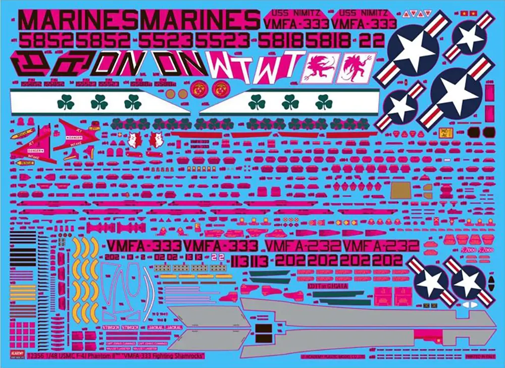 Us Marines F 4j Phantom Ii Fighter Aircraft 12356 D2 Included Decals