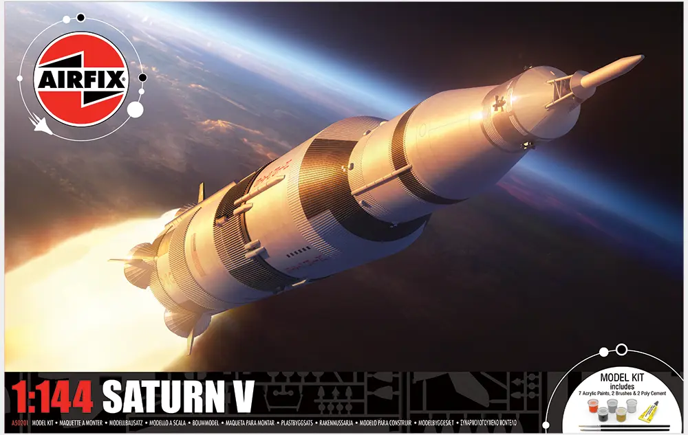 Airfix Saturn V Rocket Gift Set Model Kit Scale 1:144