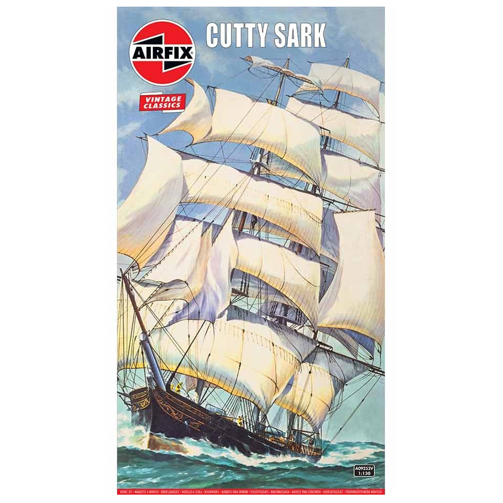 Vintage Classics Cutty Sark Ship Model Kit Scale 1 130 From Airfix Wwsm
