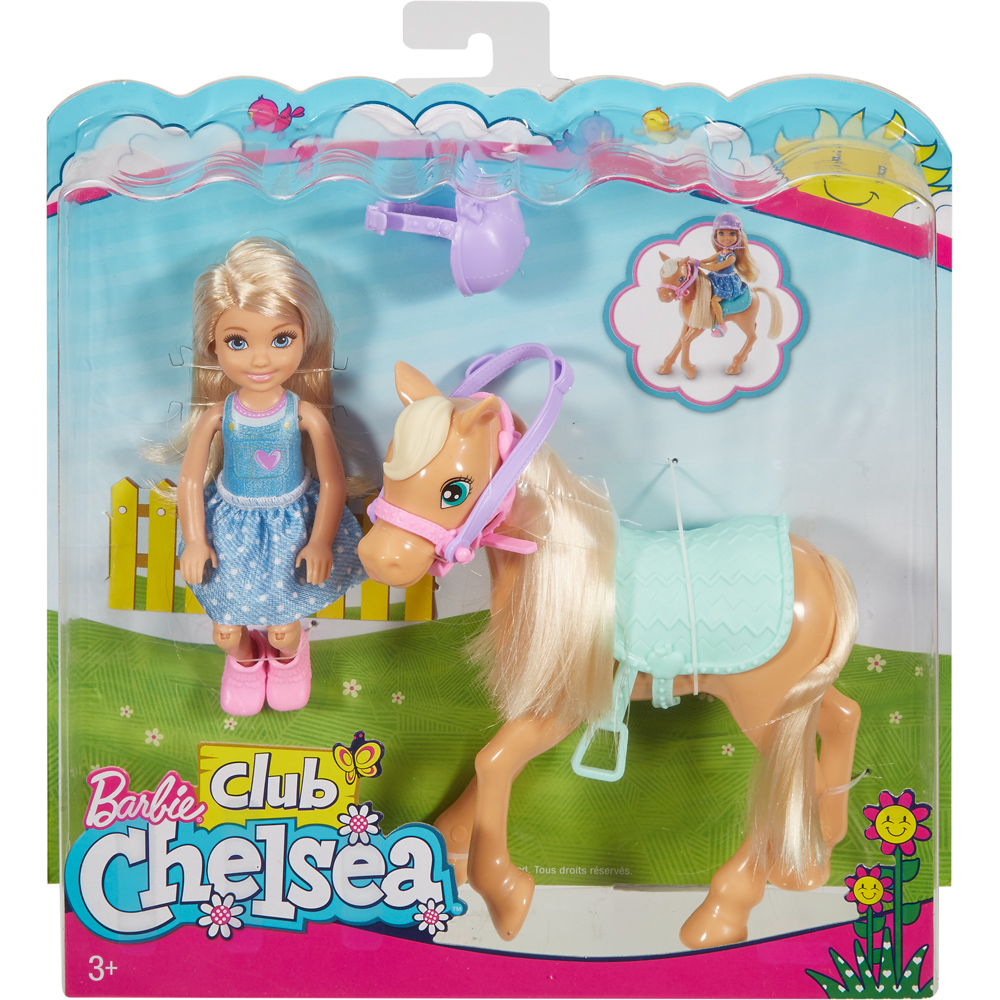 barbie chelsea pony set