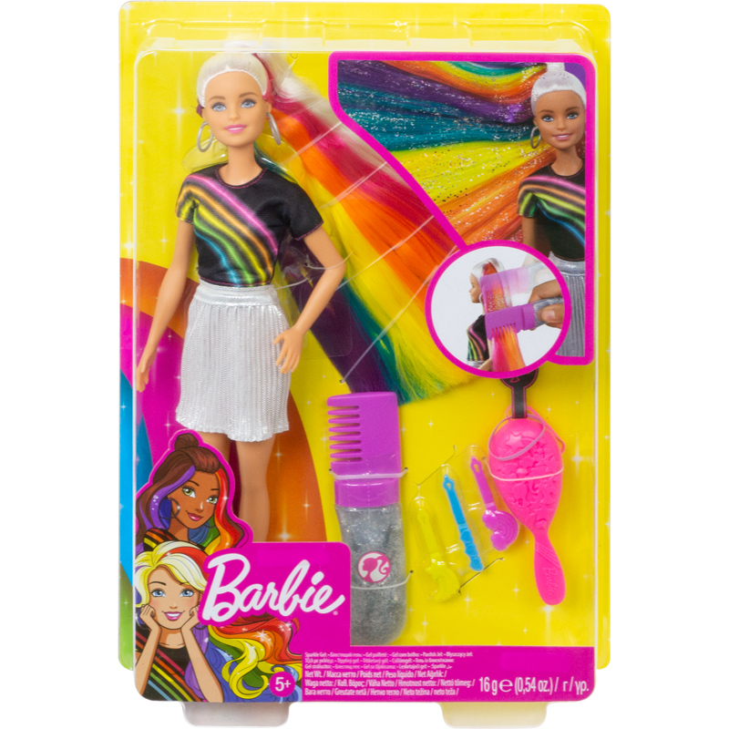 Barbie Rainbow Sparkle Hair Doll | eBay