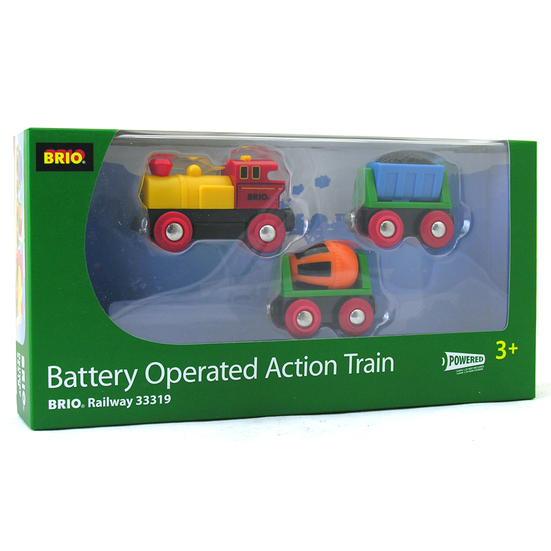brio battery operated action train