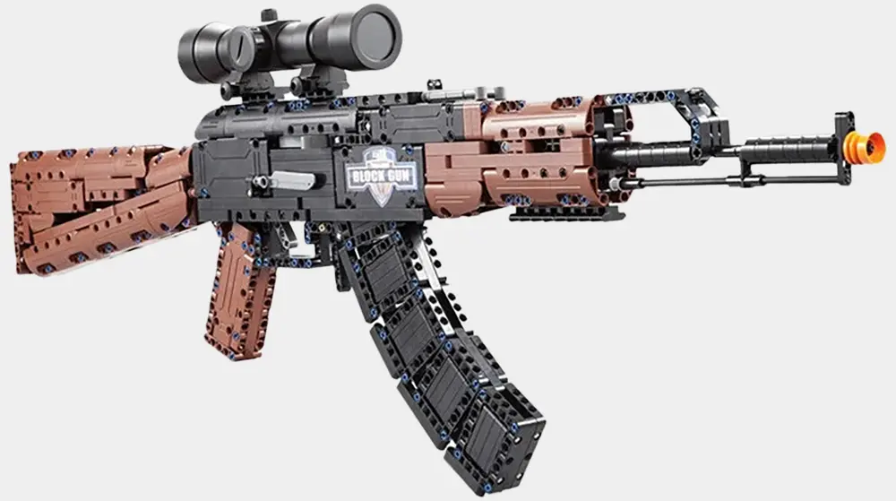 CaDa AK-47 Assault Rifle Brick Model Gun Construction Toy 738 Piece