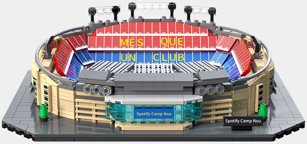 CaDA FC Barcelona Spotify Camp Nou Stadium Construction Toy