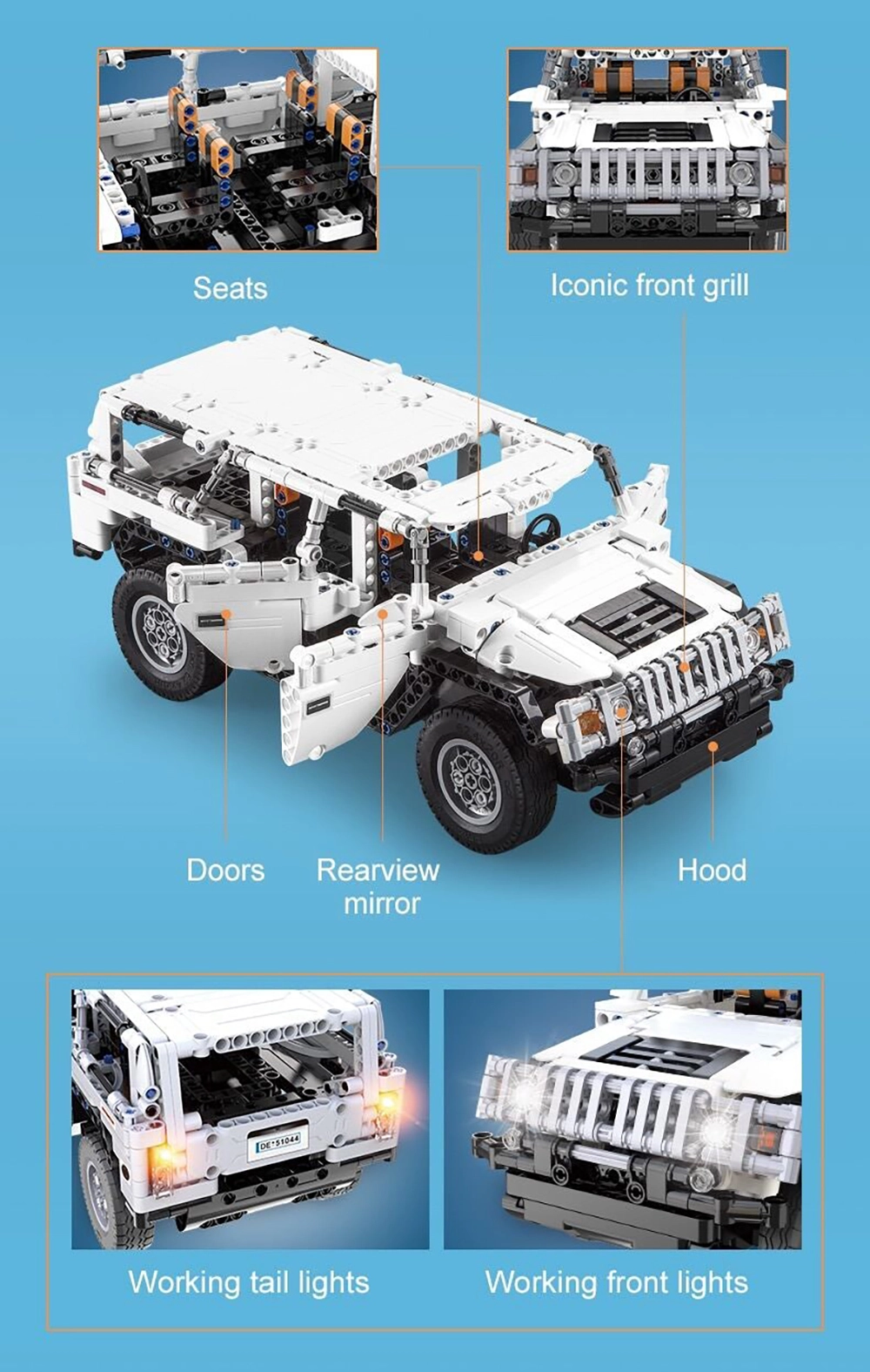 Warrior H2 Off Roader C51044w D4 Product Features