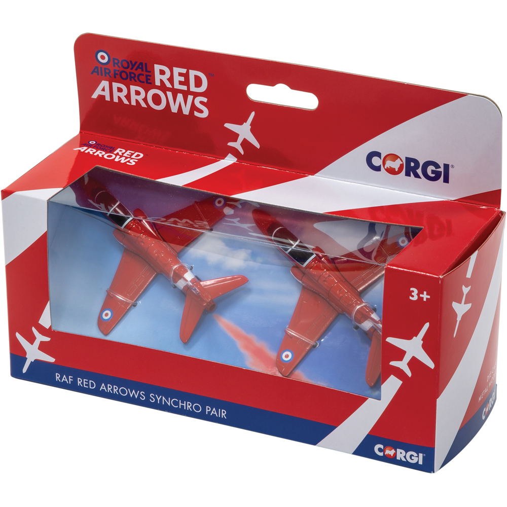 red arrow toy plane