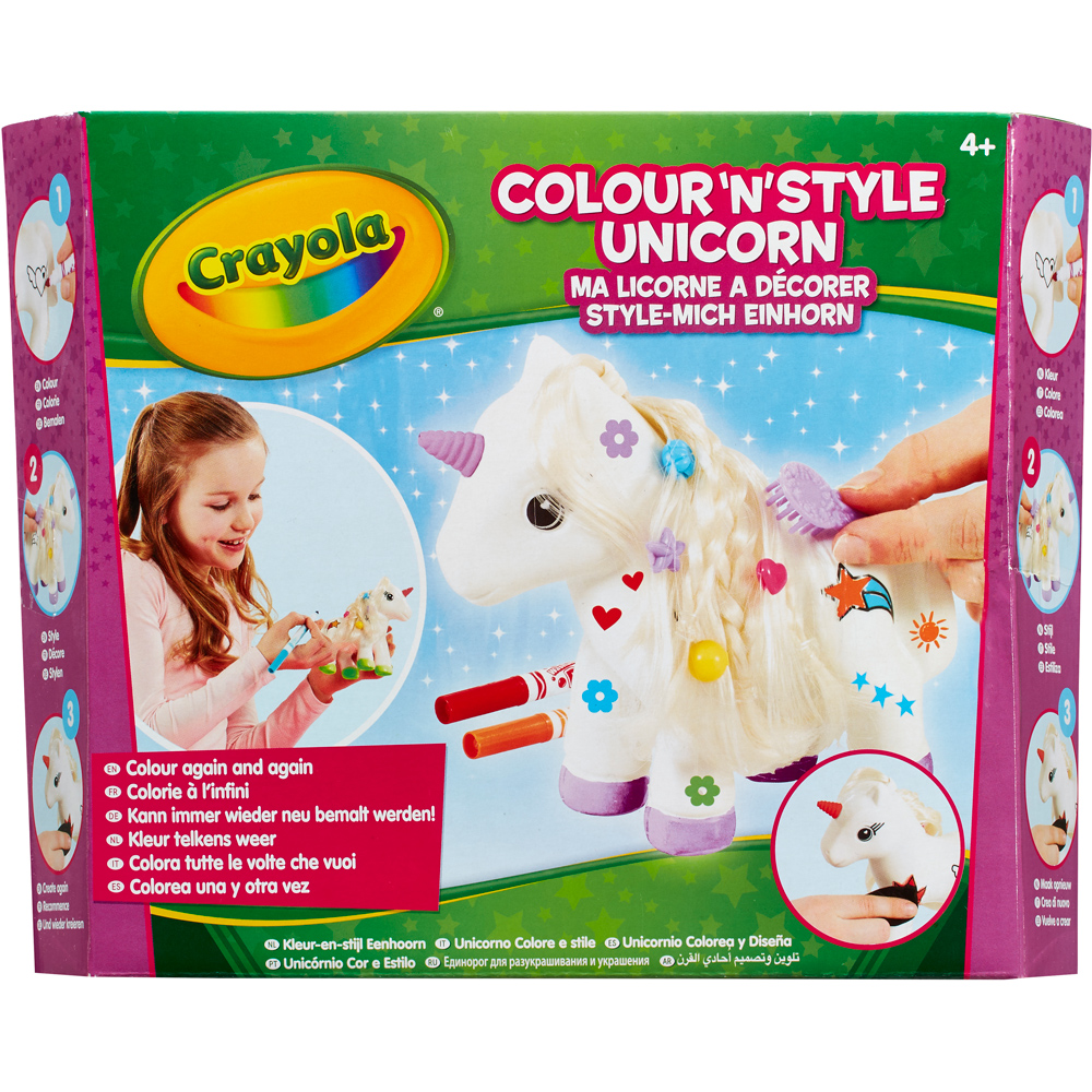 crayola color n plush unicorn