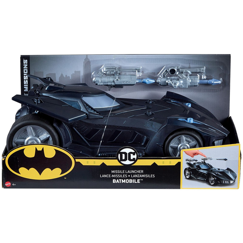 dc comics batman missions missile launcher batmobile vehicle