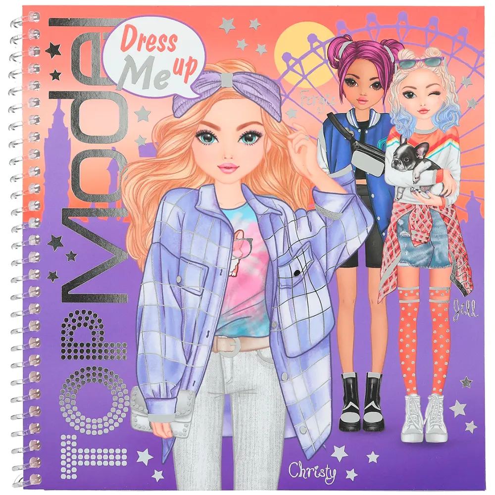 Top Model Dress Me Up Sticker Book New for 2023