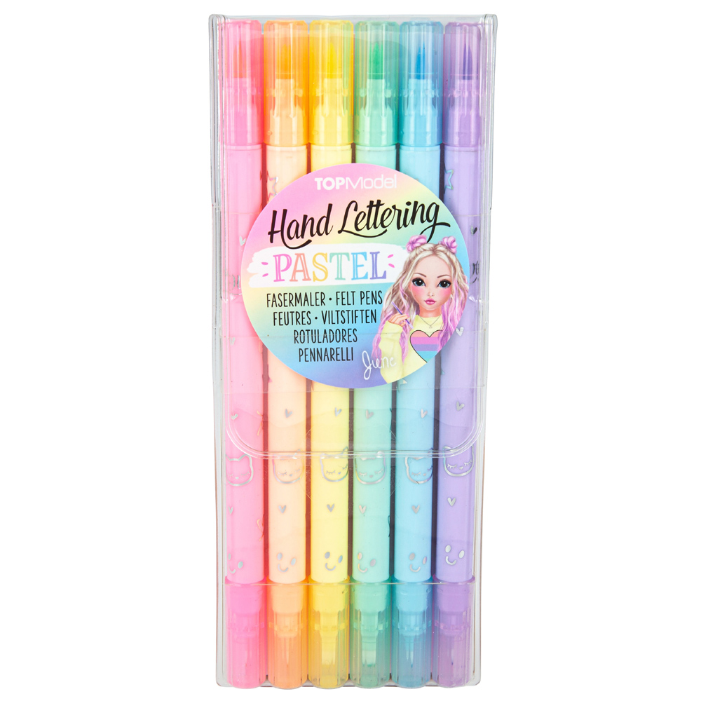 pastel felt pens