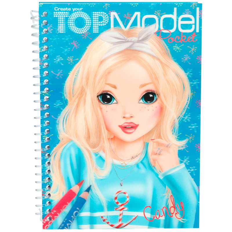 Depesche TOPModel Pocket Colouring Book Choice of Designs NEW (One ...