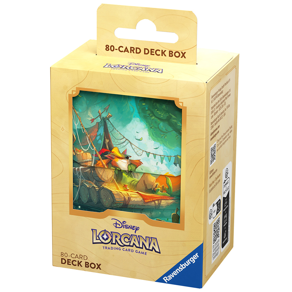 Disney Lorcana Robin Hood Deck Box for 80 Cards | eBay Disney Lorcana Robin Hood Deck Box for 80 Cards | eBay