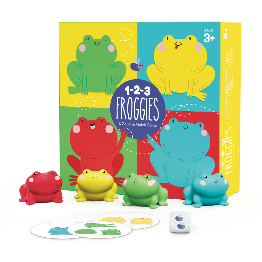 Educational Insights 1 2 3 Froggies Count Match Game Ei 1709 Ebay
