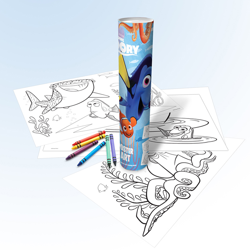 18 Posters Disney Pixar Finding Dory Crayola Giant Colouring Pages 04-7020