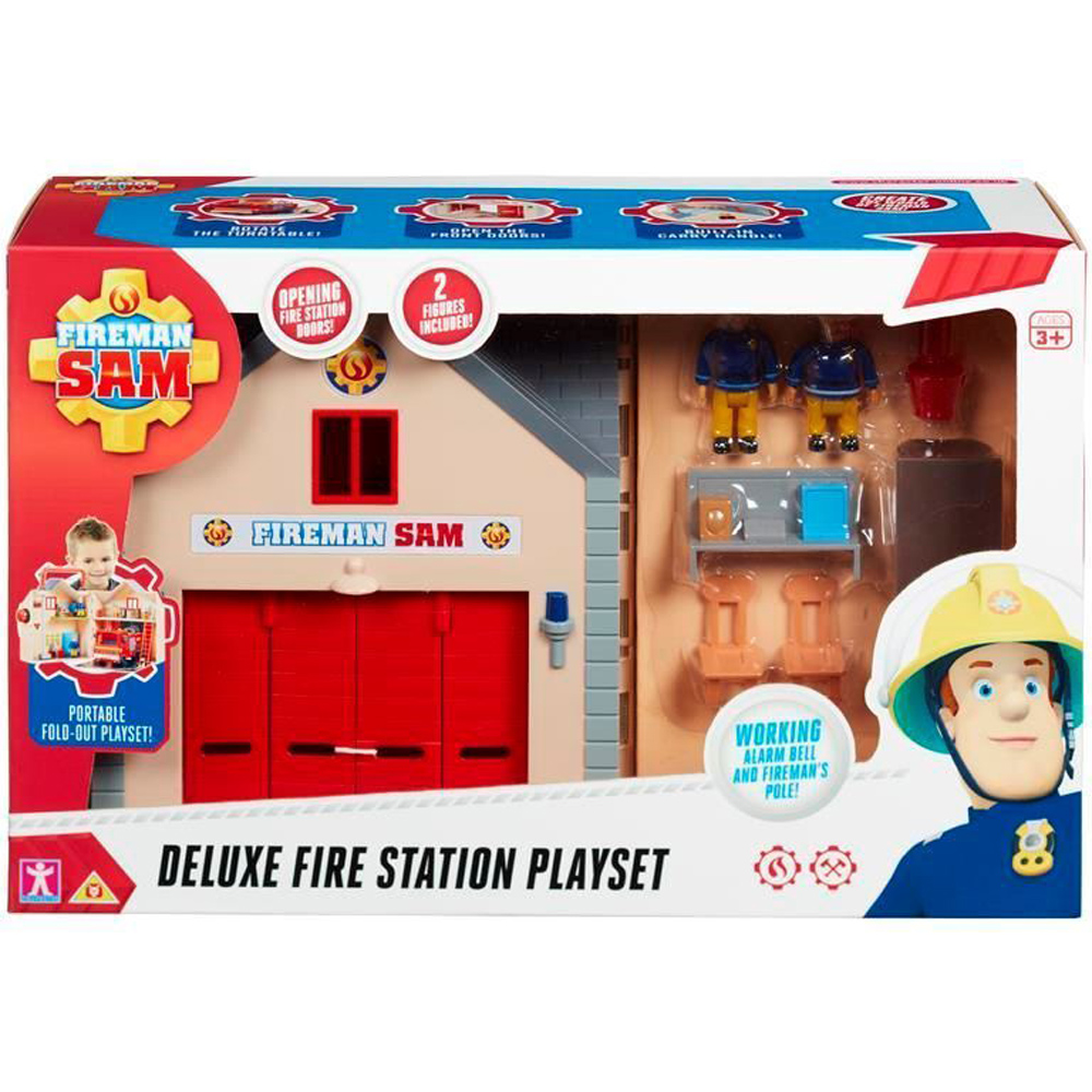 fireman sam deluxe fire station playset