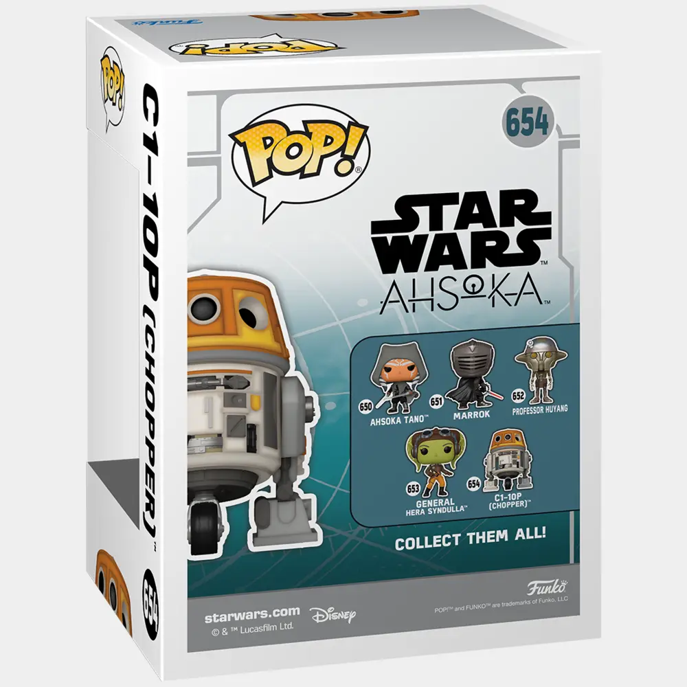 Funko POP! Star Wars C1-10P Chopper Bobblehead Vinyl Figure #654