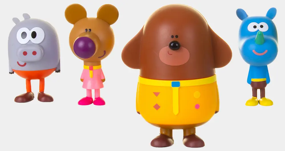 Hey Duggee Tag Roly Norrie 4 Figure Pack