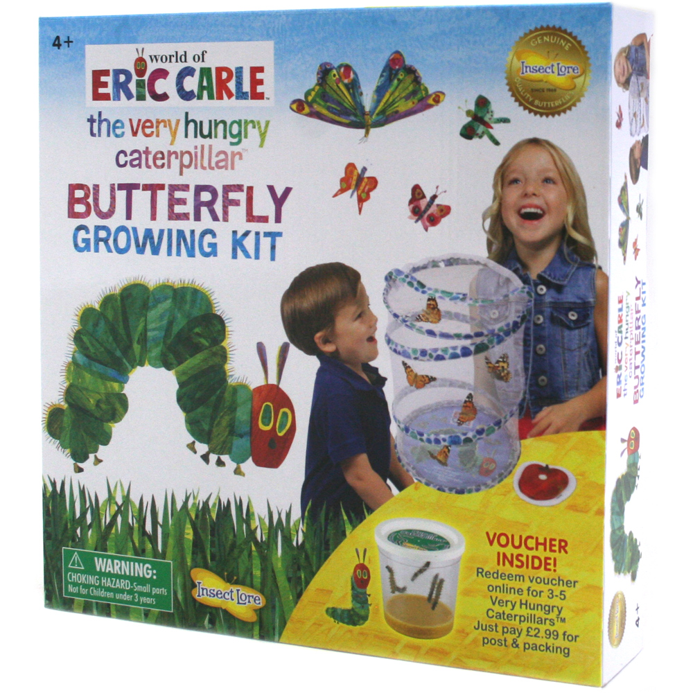 Insect Lore The Very Hungry Caterpillar Butterfly Growing Kit ...