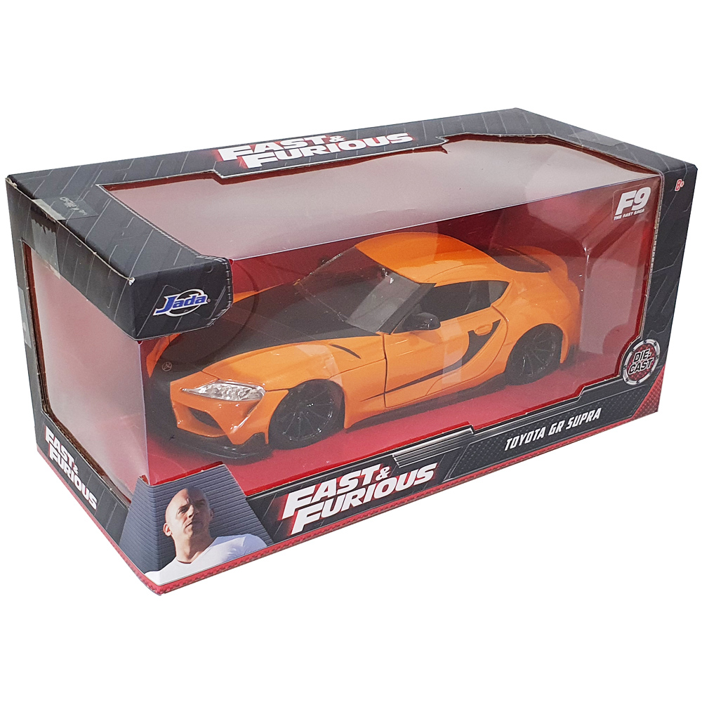 Jada Toys Fast & Furious F9 Die-Cast Toyota GR Supra Metal Car Model Scale 1:24