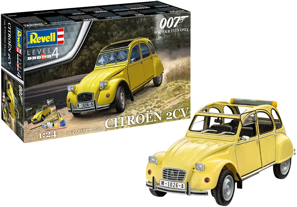 James Bond - Solido - Citroen 2cv (ref.8051) 1:18 scale (For Your Eyes Only)