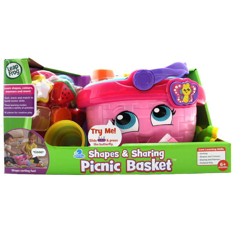 shapes and sharing picnic basket