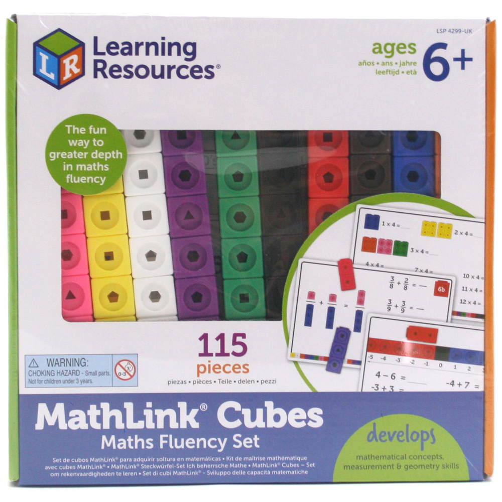 learning resources mathlink cubes activity set
