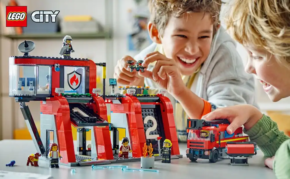 LEGO City Fire Station with Fire Truck • Set 60414 • SetDB