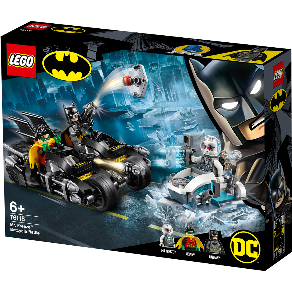 Lego DC Batman Mr Freeze Batcycle Battle Building Set - 76118 | eBay