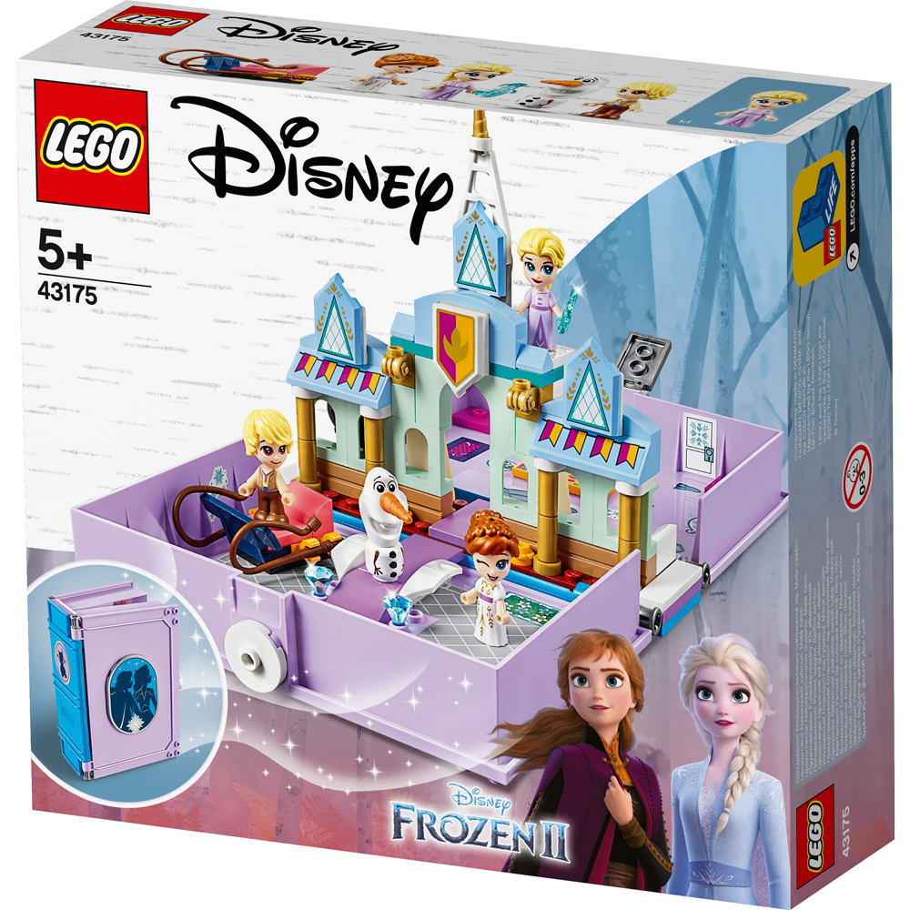 Lego Disney Frozen II Anna and Elsa's Storybook Adventures Building Set ...