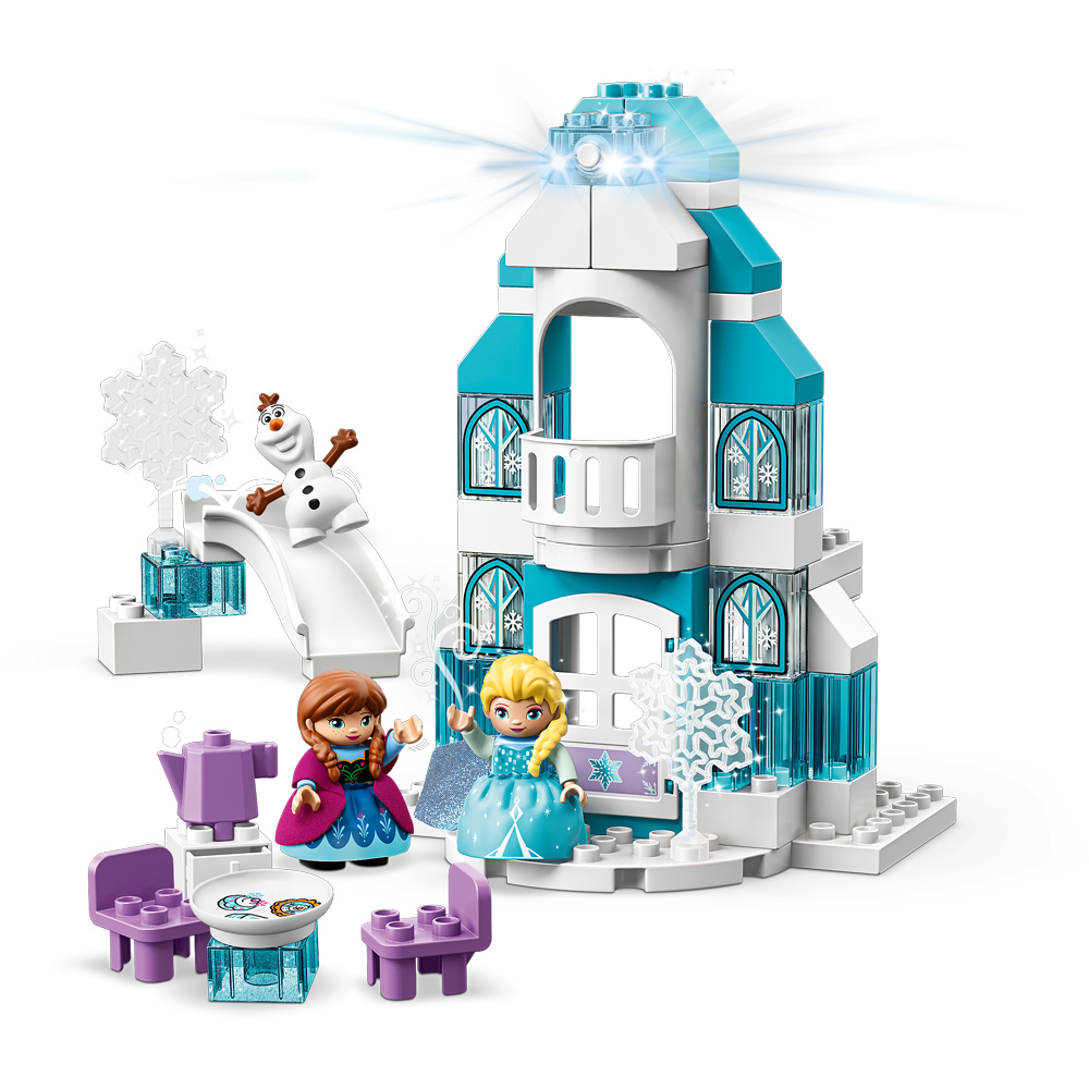 disney lego elsa ice castle