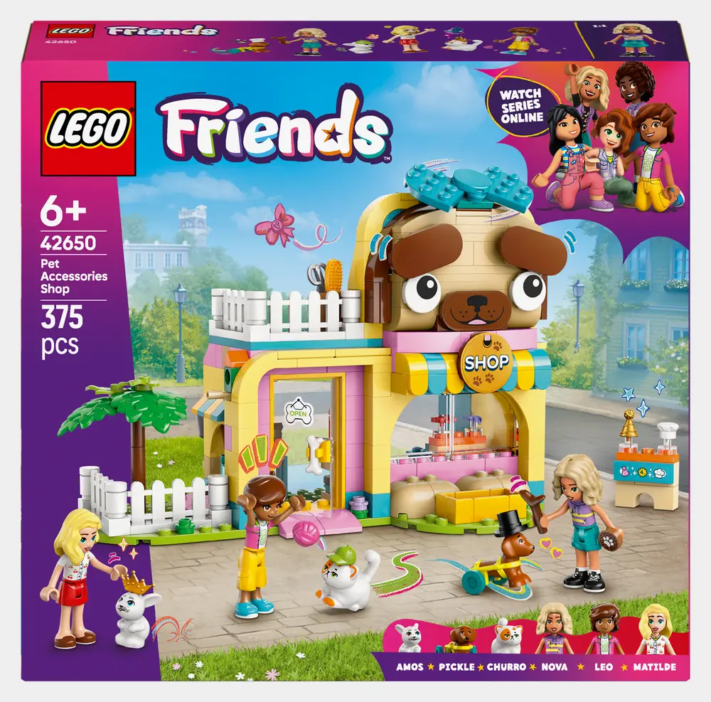 LEGO Friends Pet Accessories Shop Set 42650