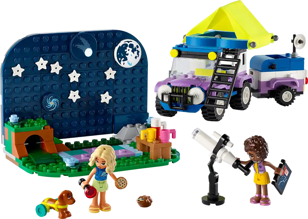 LEGO Friends Stargazing Camping Vehicle Building Set