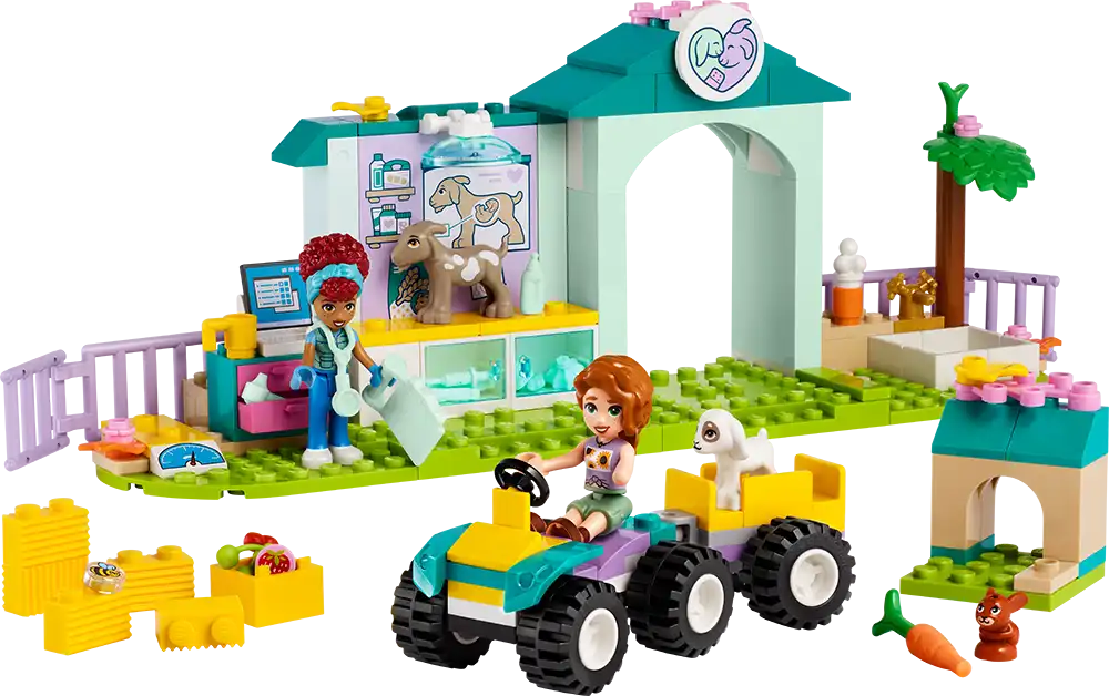 LEGO Friends Farm Animal Vet Clinic Building Set 42632