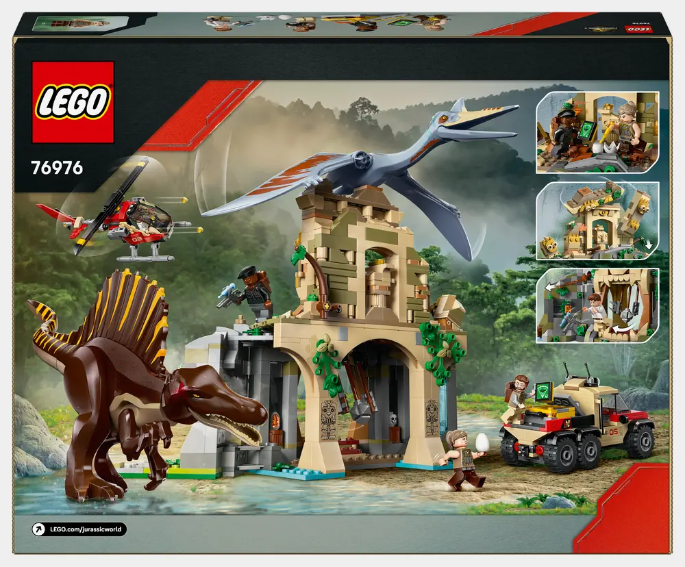 LEGO Jurassic World Spinosaurus Quetzalcoatlus Air Mission