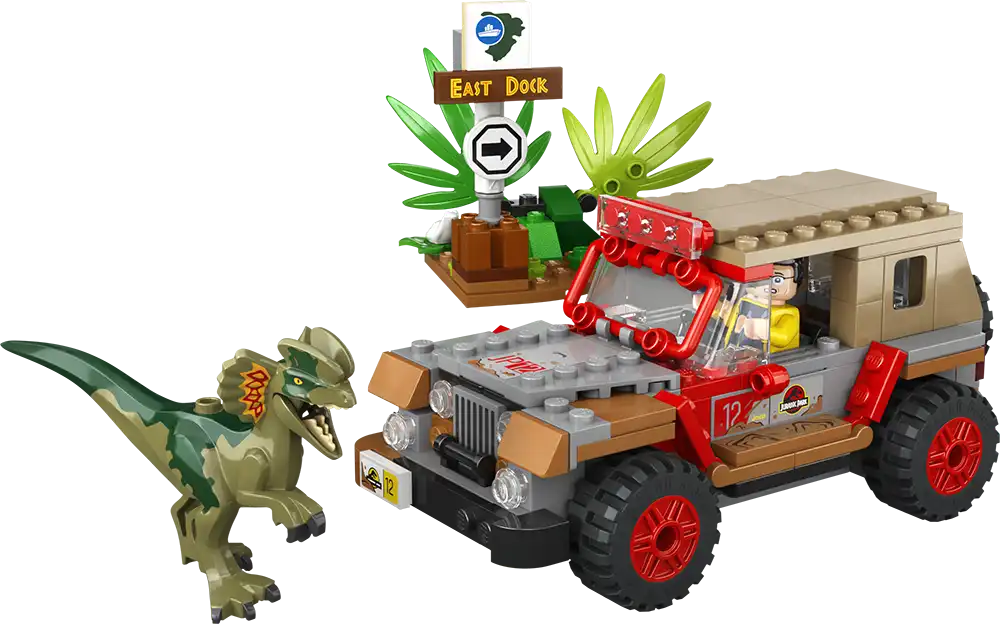 Lego Jurassic World Dilophosaurus Ambush Set 76958 6986