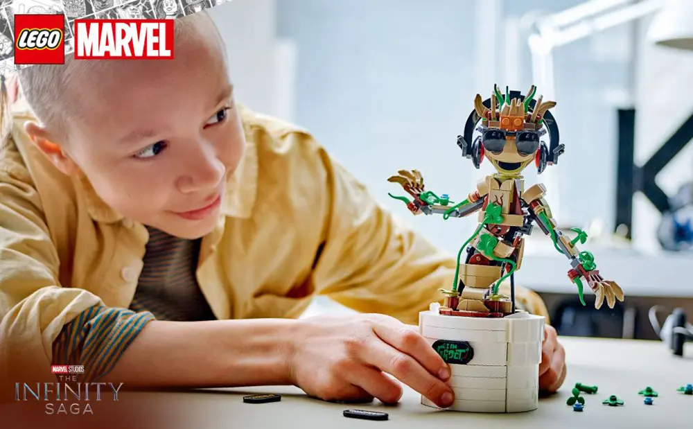 Marvel Dancing Groot D2 Lifestyle Image
