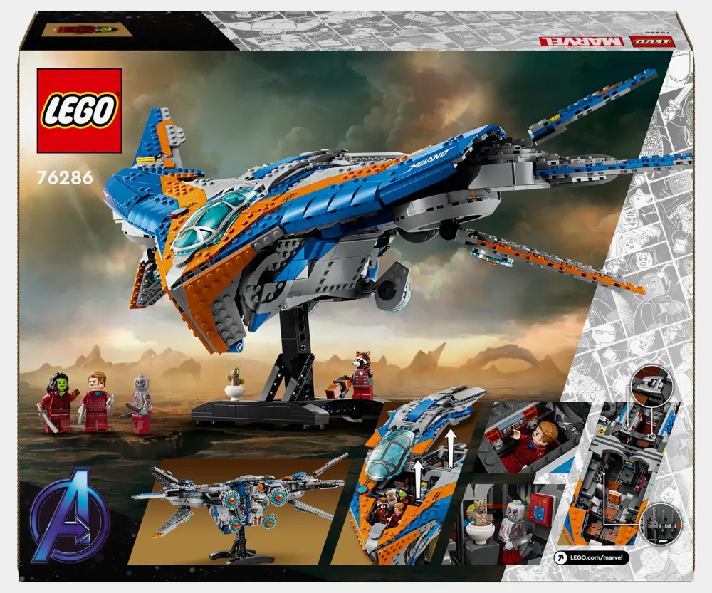 Marvel Guardians Of The Galaxy The Milano 76286 D3 Packaging Back