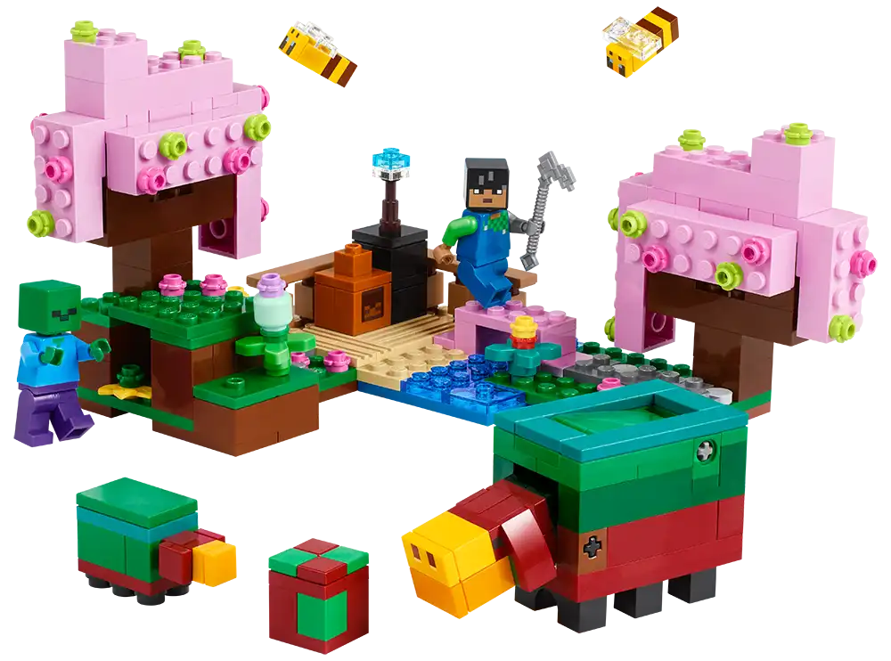 LEGO Minecraft The Cherry Blossom Garden Building Set 21260