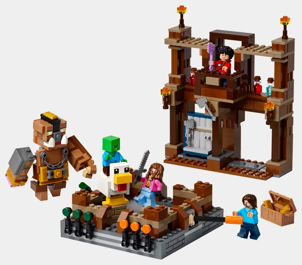 LEGO Minecraft Movie Woodland Mansion Fighting Ring
