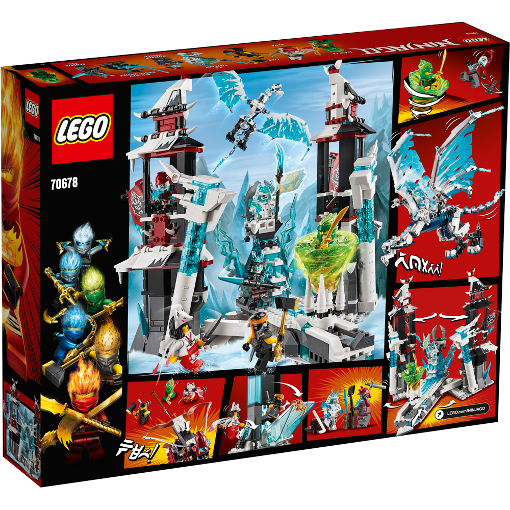 lego ninjago ice castle