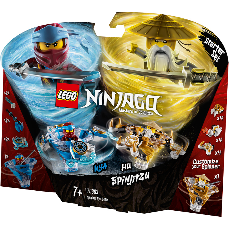 lego ninjago spinjitzu nya & wu 70663