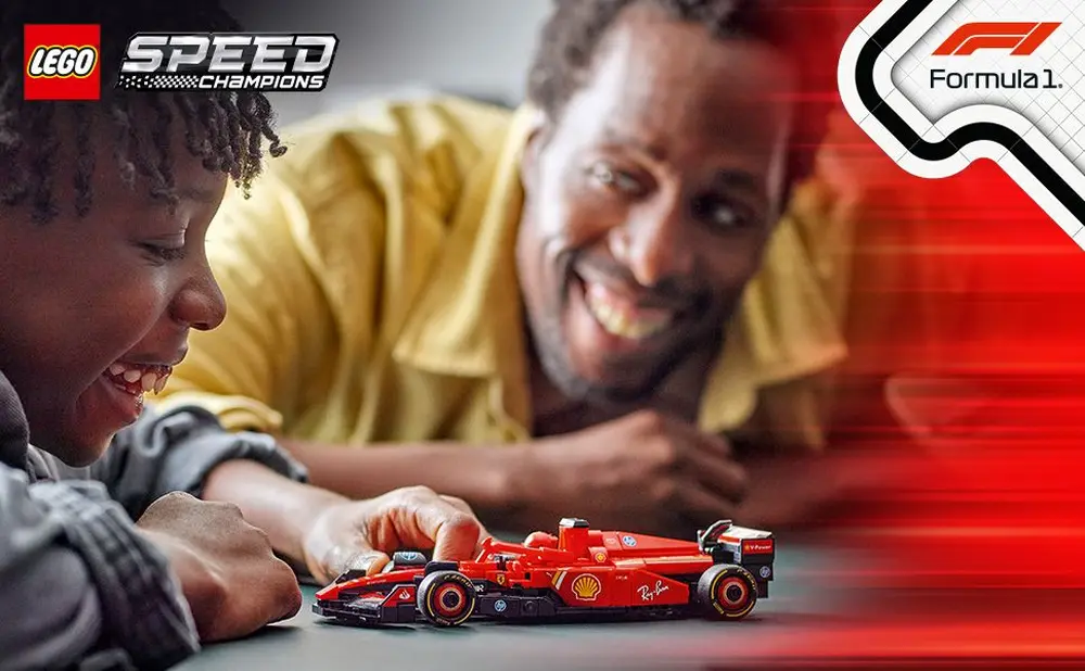 Speed Champions Ferrari Sf24 F1 Race Car D2 Lifestyle Image