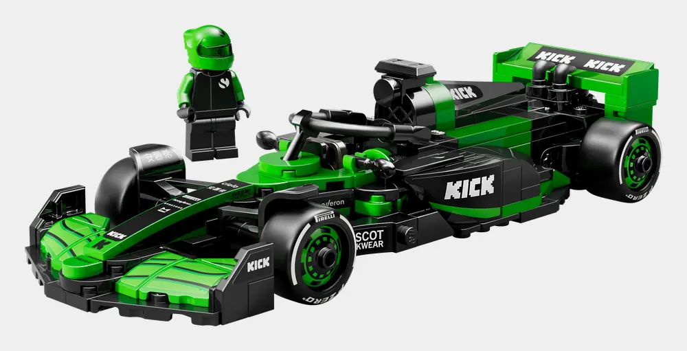 Speed Champions Kick Sauber F1 Team C44 Race Car D1 Pack Contents