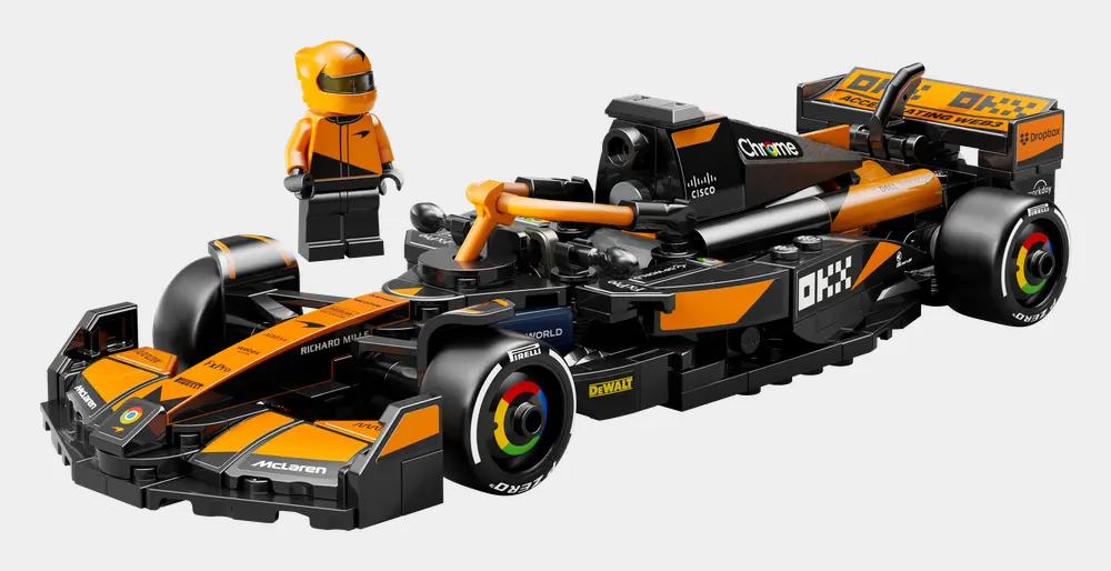 Speed Champions Mclaren F1 Team Mcl38 Race Car D1 Pack Contents
