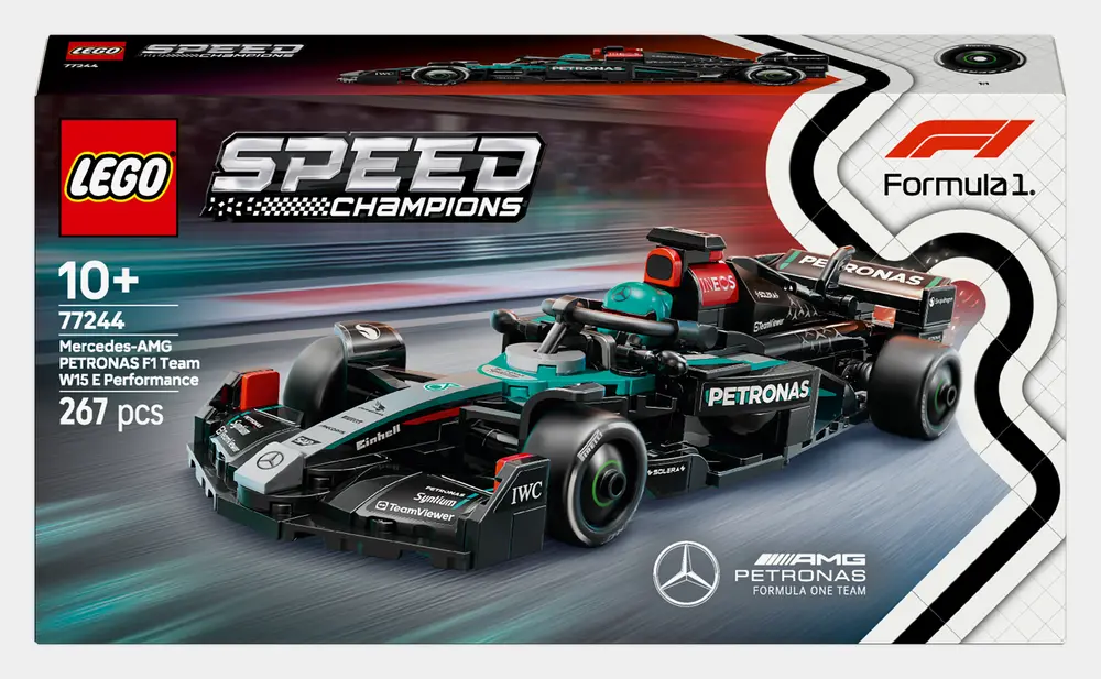 Speed Champions Mercedes Amg F1 W15 Race Car D3 Packaging Front