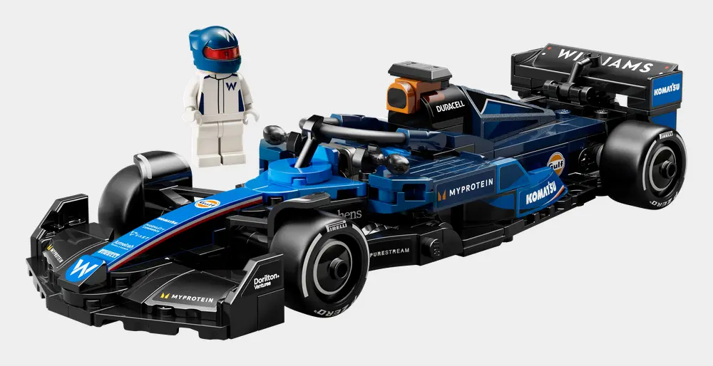 Speed Champions Williams Racing Fw46 F1 Race Car D1 Pack Contents