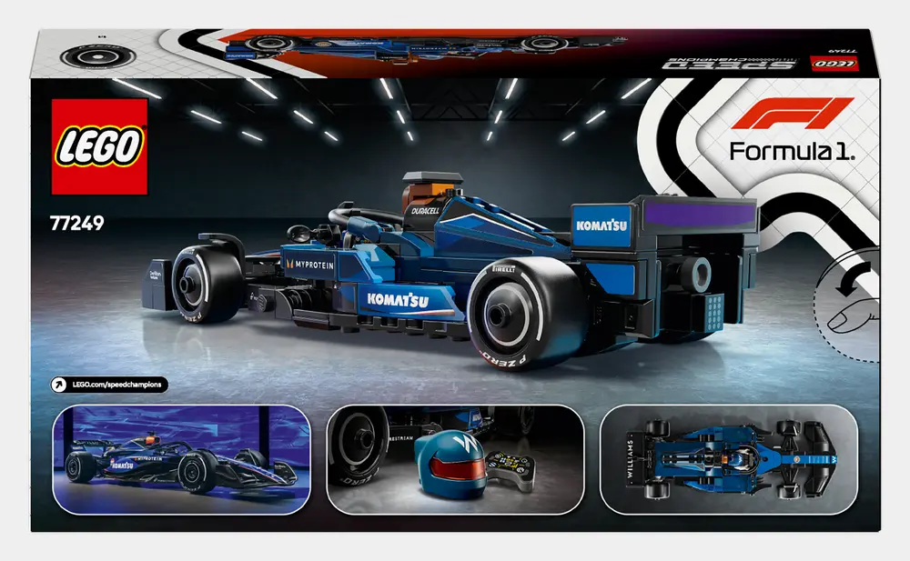 Speed Champions Williams Racing Fw46 F1 Race Car D4 Packaging Back