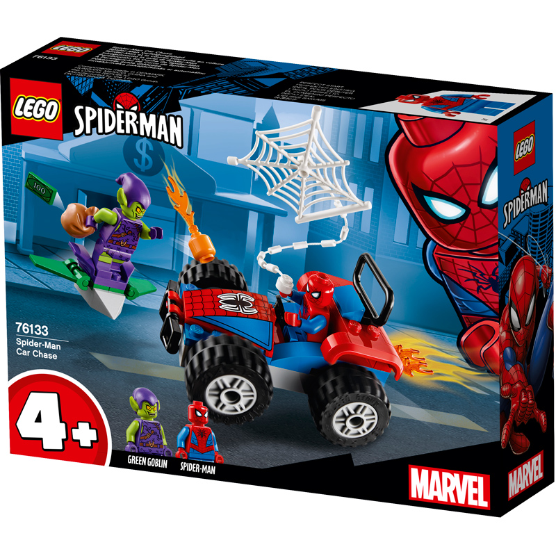 Lego Spiderman SpiderMan Car Chase Building Set 76133