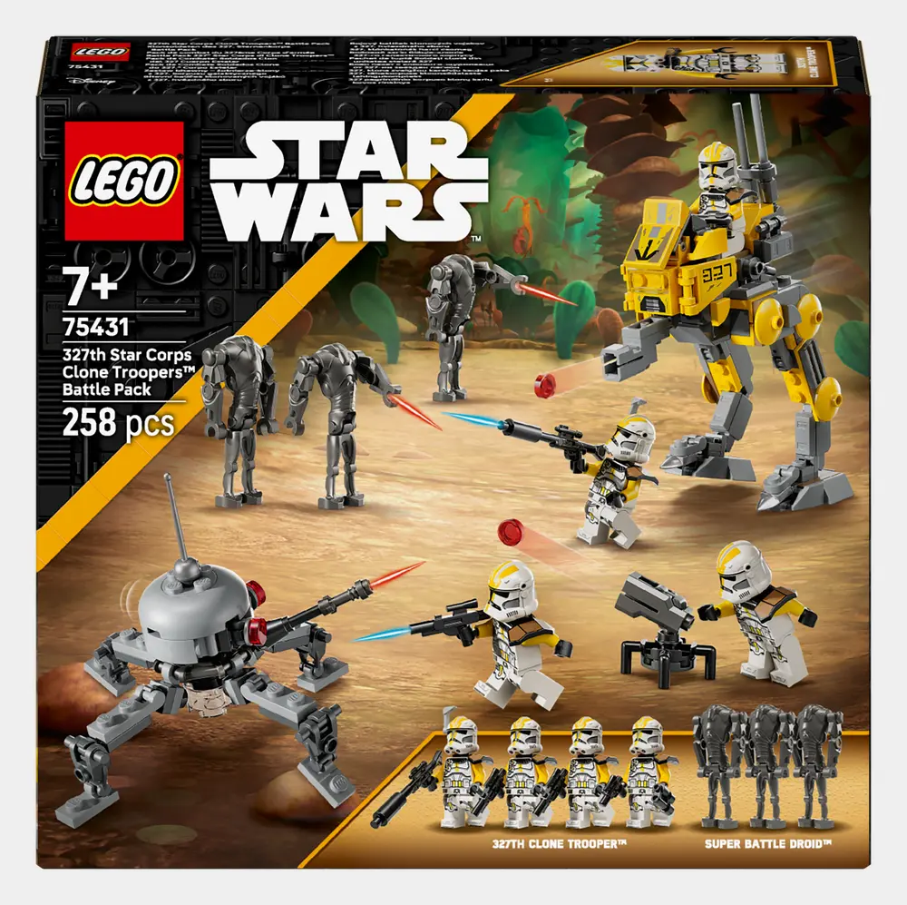 STAR WARS バトルパック クローンコマンダー327TH部隊セット 327th Star Corps Clone Troopers Battle Pack — Boing! Toy Shop