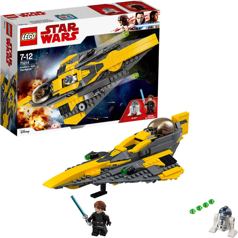 Lego Star Wars Revenge of The Sith Anakin's Jedi Starfighter Building